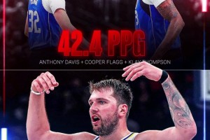 湖蜜跪謝Nico！東契奇目前場均45.3分，比濃眉+弗拉格+克萊總和還多