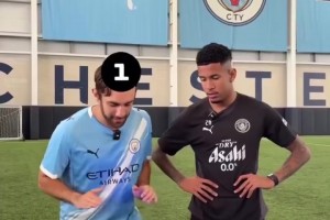 羅德里認(rèn)真了！曼城球員的反應(yīng)力挑戰(zhàn)！誰(shuí)能戰(zhàn)勝這個(gè)博主？