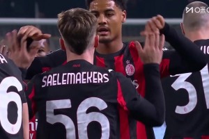 米蘭客場(chǎng)取得領(lǐng)先！薩56外圍遠(yuǎn)射貼地?cái)仄崎T！鈴木彩艷撲救不及！