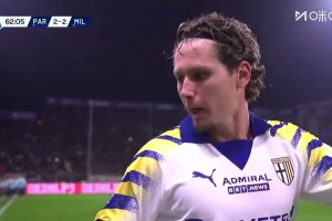 米蘭2-2遭扳平！普拉托門前頭球破門！邁尼昂判斷失誤！