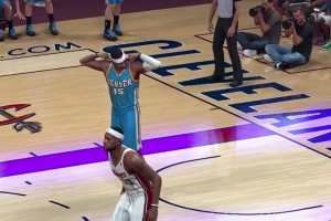 2K模擬掘金時期的安東尼！年輕的甜瓜什么水平？