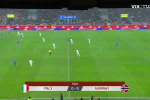 【集錦】世預(yù)賽-哈蘭德2分鐘2球 挪威4-1意大利直通世界杯