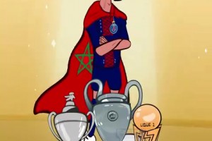 擊敗薩拉赫和奧斯梅恩！外網(wǎng)動(dòng)畫惡搞：阿什拉夫當(dāng)選非洲足球先生