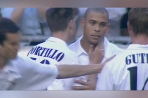 02年大羅皇馬首秀，替補上場59秒破門點燃伯納烏！