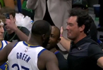 Shams：NBA對(duì)追夢(mèng)與場(chǎng)邊球迷的互動(dòng)事件發(fā)出警告但未罰款
