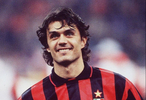 米蘭老照片展現(xiàn)保羅·馬爾蒂尼意甲風(fēng)采